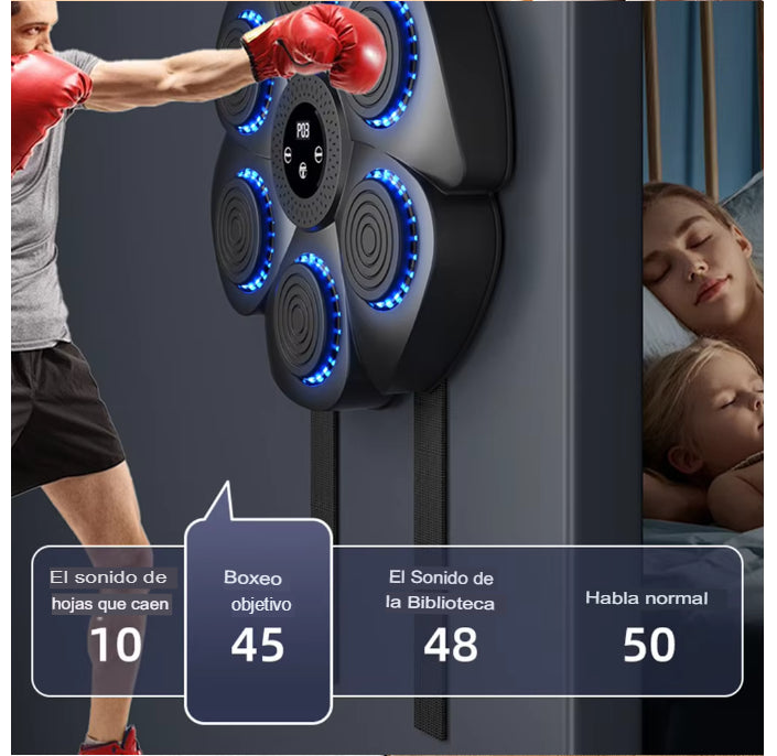 Máquina de Boxeo con Música Bluetooth