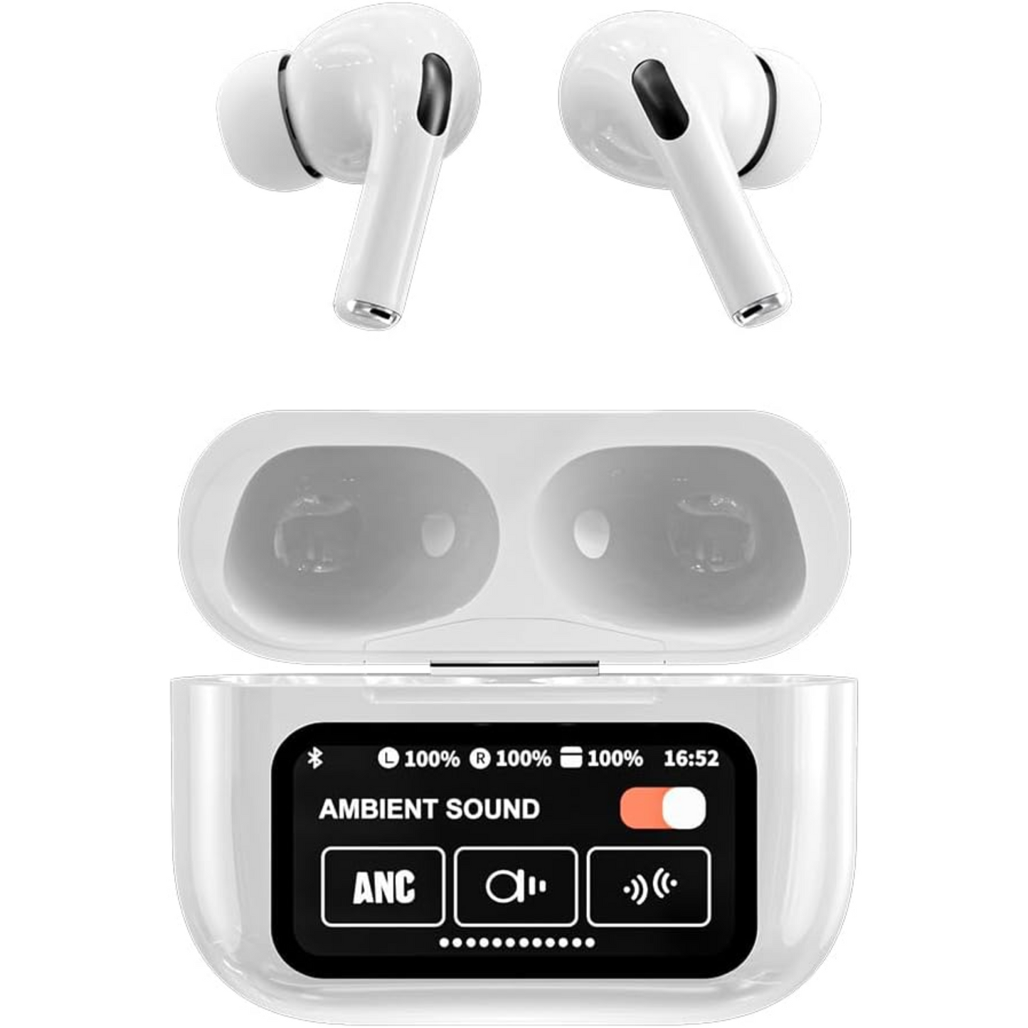 Audífonos Pro Bluetooth con Pantalla Táctil