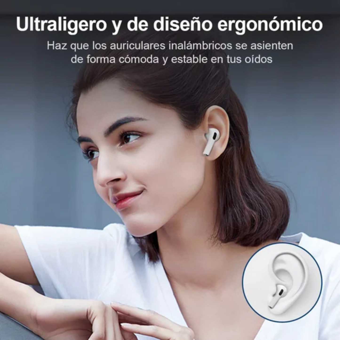 Audífonos Pro Bluetooth con Pantalla Táctil